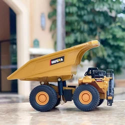 Huina Alloy Car Model Kids Toys Mini Diecast Truck 1:60 Simulated Dumper Model Collection Construction Vehicle Childern Gift