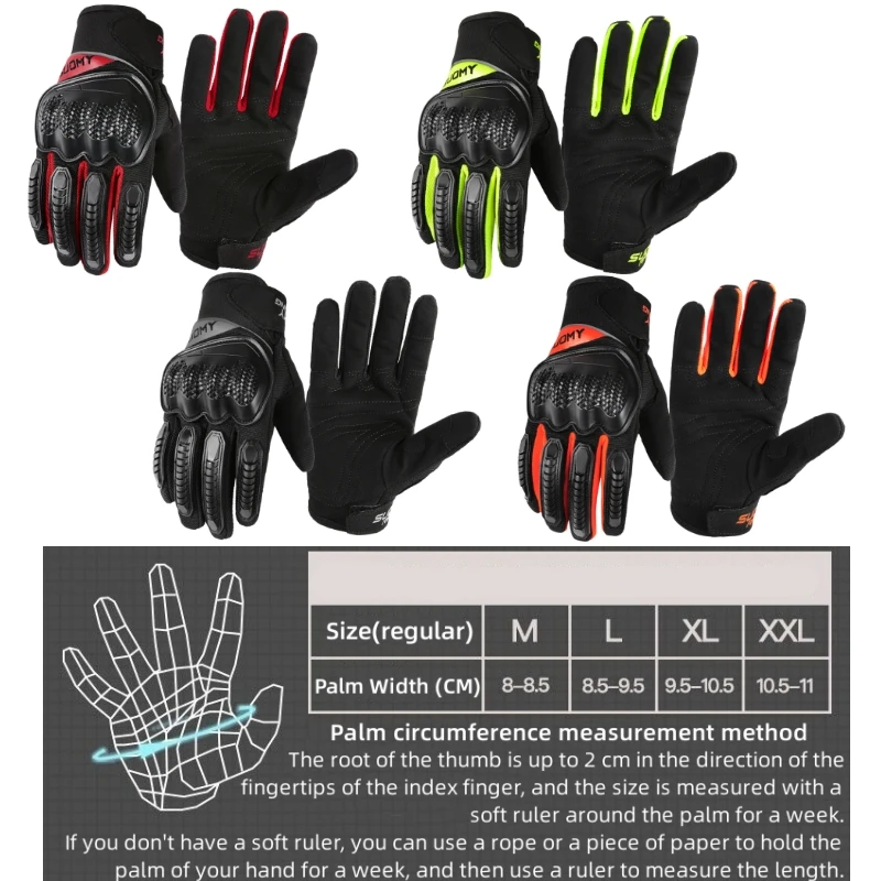 

Suomy SU-19 сетчатые дышащие мотокроссовые перчатки Guantes Moto для мужчин и женщин с сенсорным экраном, летние твердые мотоциклетные перчатки с полным пальцем