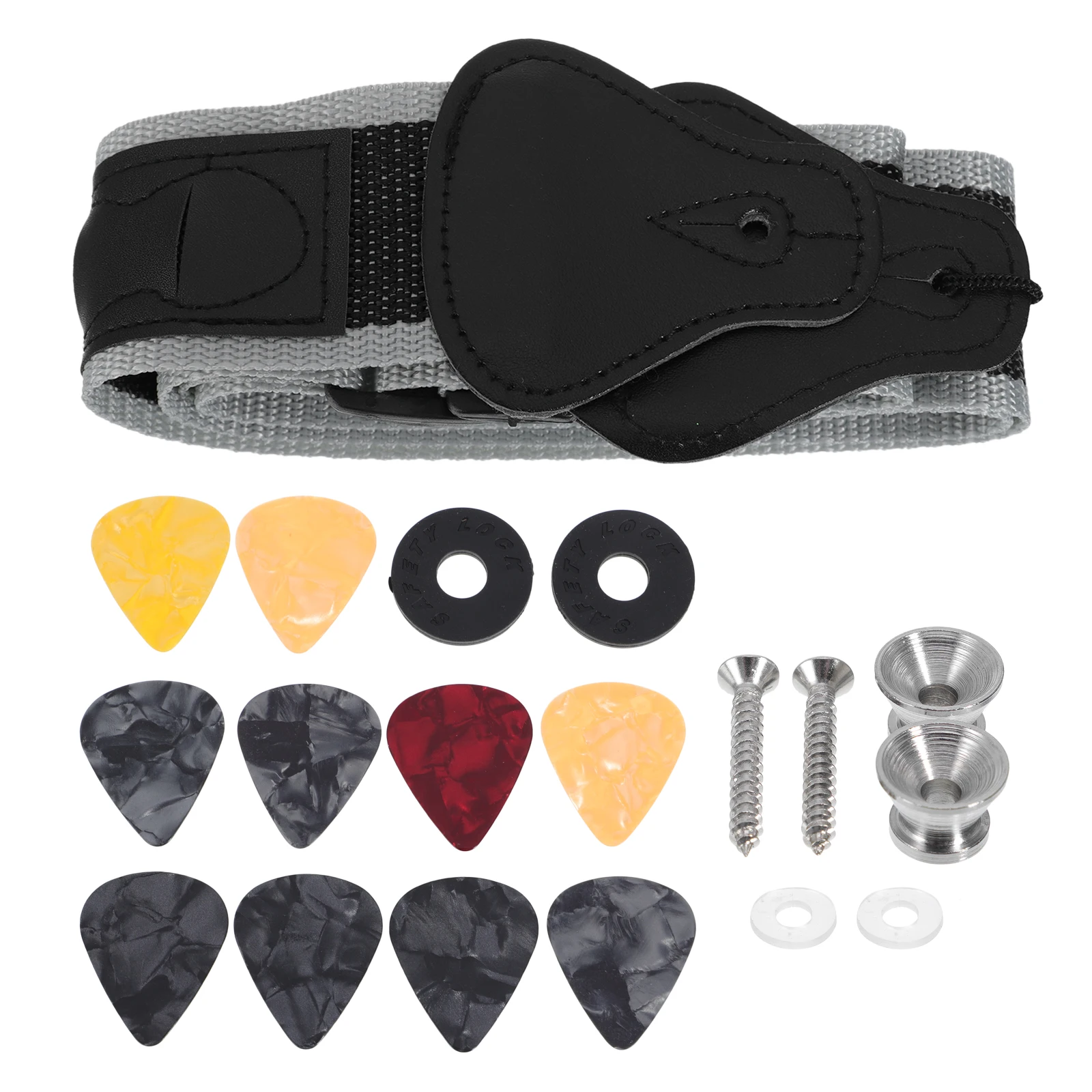 

Adjustable Metal Electric Shoulder Replacement Strap Button Guitar Pick Parts Adjustable Guitar Strap Accessories