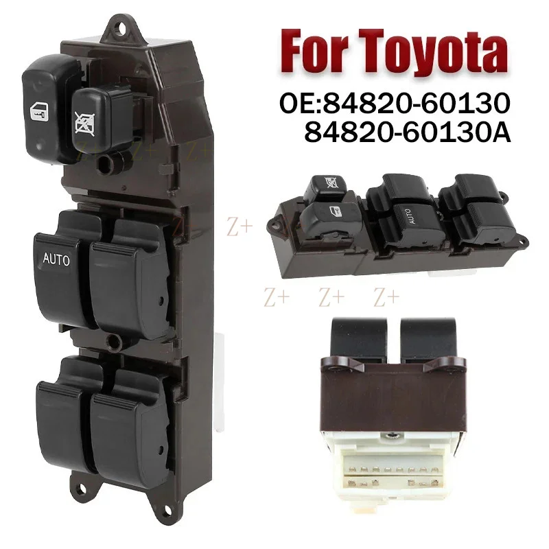 Z+ Driver Left Master Power Window Door Switch for Toyota Land Cruiser 84820-60130