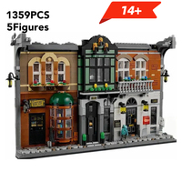 Creative Sherlock Book Stand Model Compatible 10351 Building Block  Bookends Bricks For Kids  Holiday Gifts
