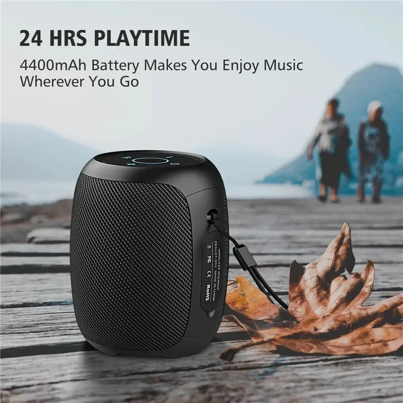 10W Portable Sound Mini Audio Blue Tooth Colorful Led Light Wireless Speaker Zealot S53 manufacturer