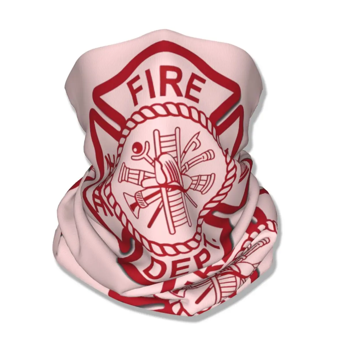 Firefighter Bandana Neck Cover Printed Fire Dept Face Scarf Warm Headband Cycling Unisex Adult Breathable