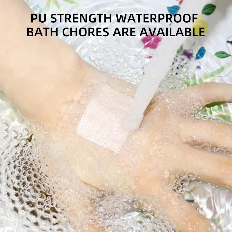 

Wholesale 50PCS 38*38mm Square Adhesive Band-Aid Transparent PU Waterproof Bandage Protective Sticker