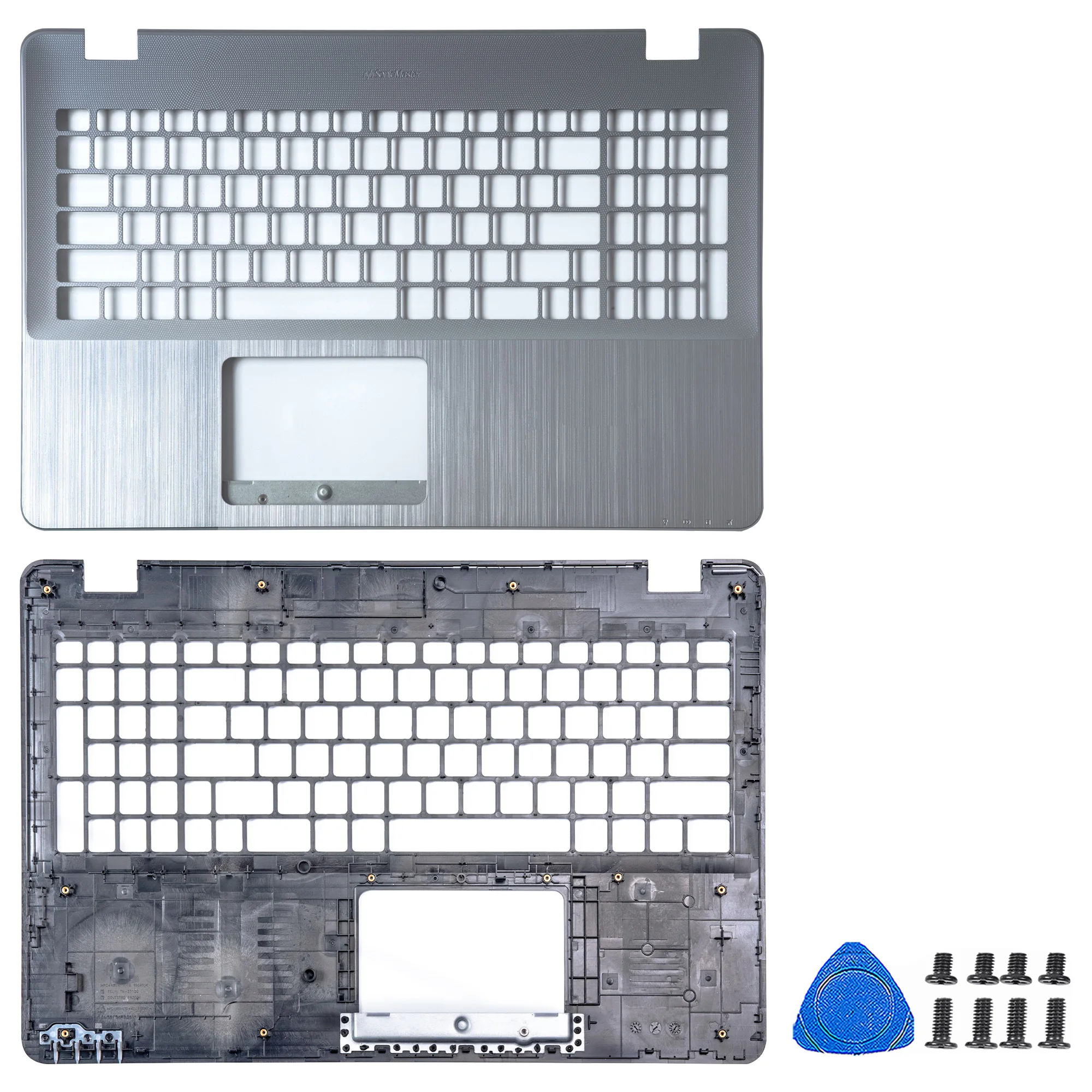 Imagem -04 - para Asus X542 X542u X542ur X542ba R542ua A580 F580 F580 Fl8000 Lcd Tampa Traseira Moldura Frontal Palmrest Teclado Novo Case