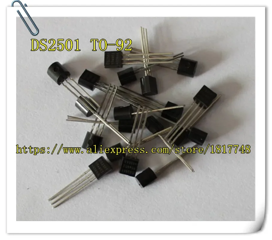 10 unids/lote DS2501 2501 TO-92 90W decodificador IC chip nuevo original