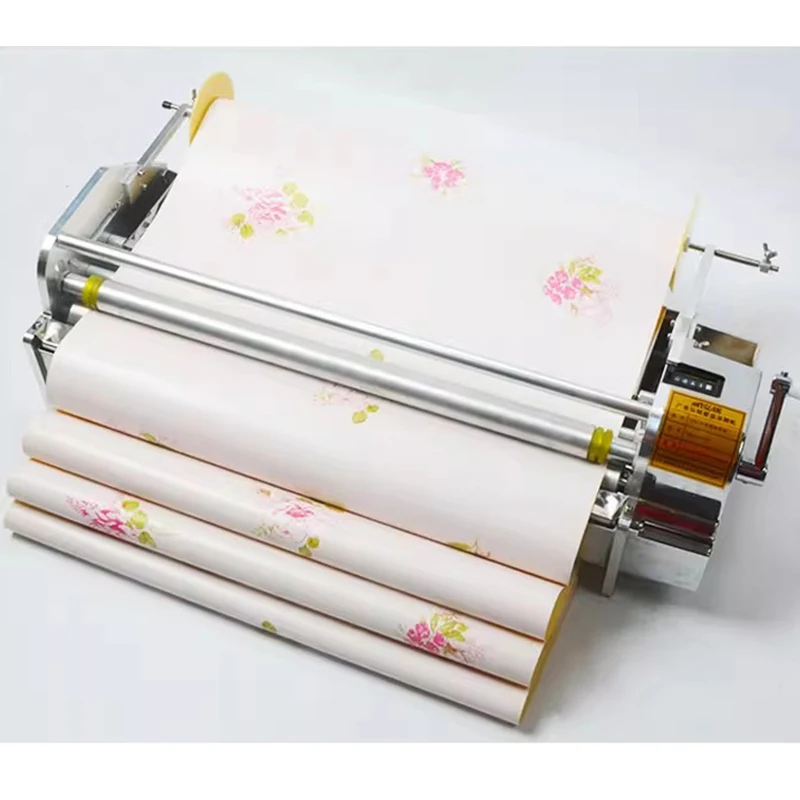 Household Wallpaper Gluing Machine 53cm 70cm Manual Gluing Machine Stainless Steel Painting Machine Wallpaper Sizing Machine