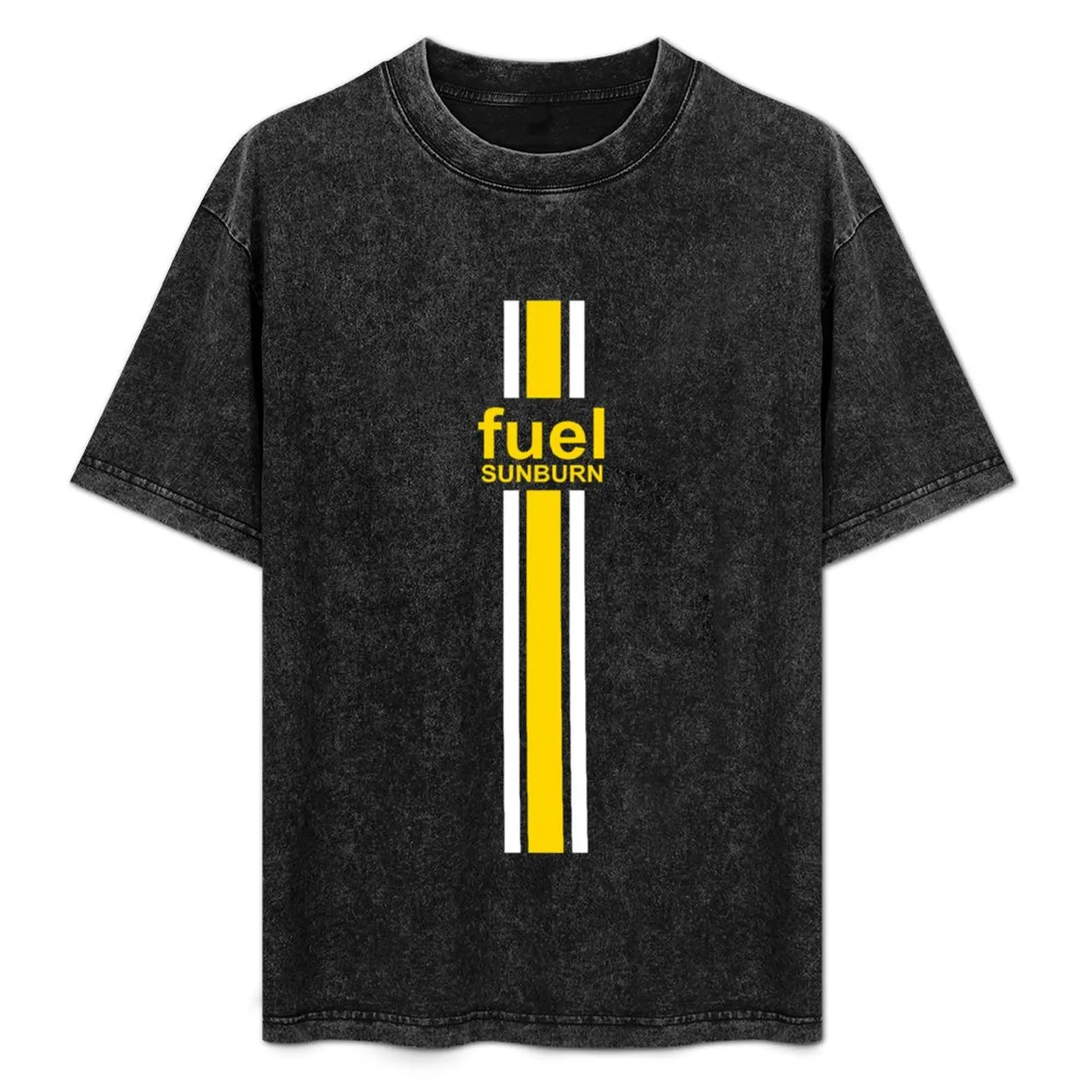 Camiseta clásica de los años 90 con diseño minimalista y informal de manga corta, promoción del álbum Sunburn de Fuel Vintage Shimmer Era de 1998