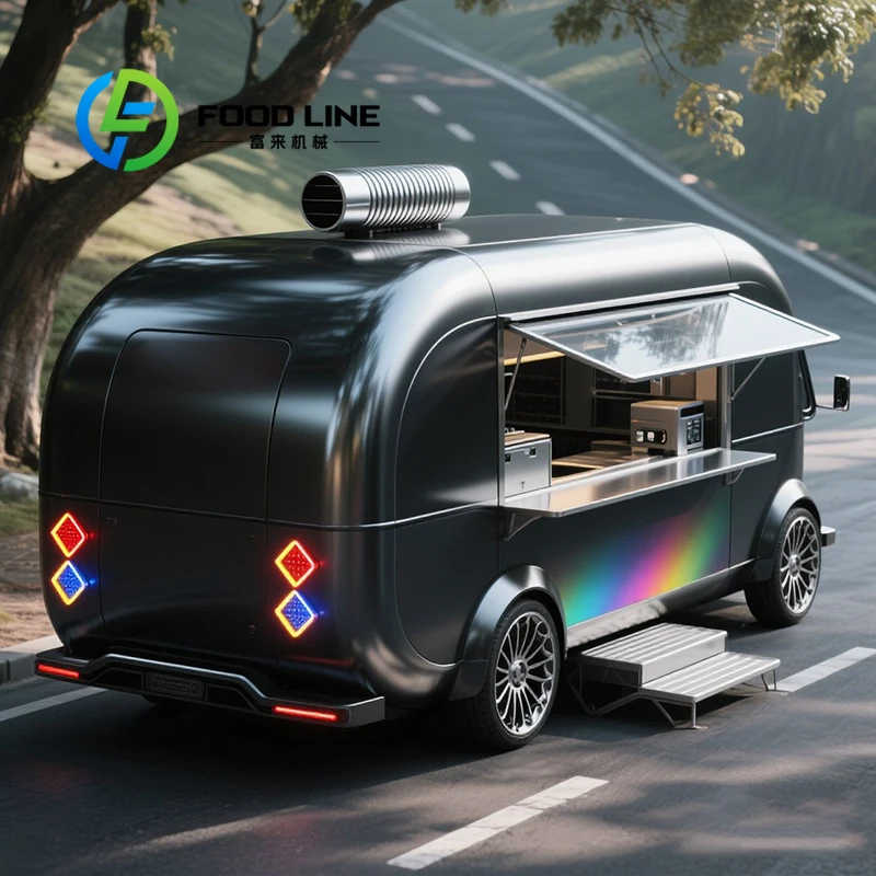 Affordable Mini Food Trailer Mobile Kitchen for Coffee Hot Dogs and Small Food Business Startups Customize