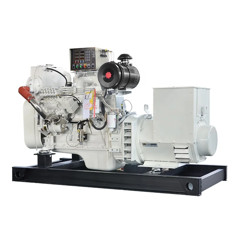 50KW 6BT5.9-GM83 Marine generator with Cummins  engine