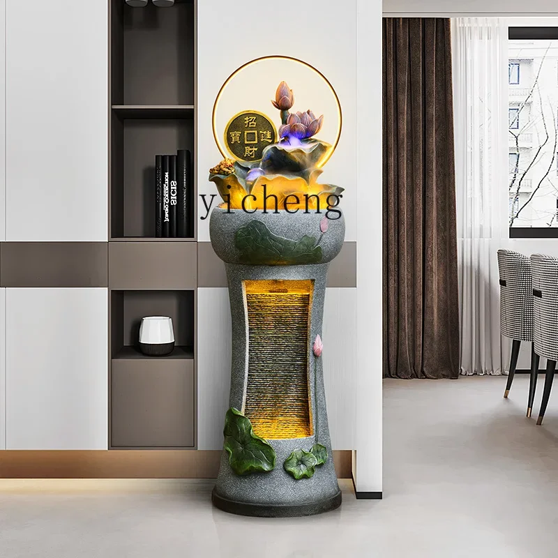 L7-14 Chinese living room decoration, flowing water fountain ornament, circulating water office lucky ornament