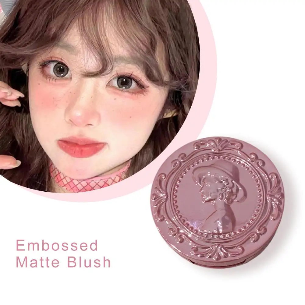 Gegebear 3D Embossed Blush Pink Peach/orange Sea Saturated Blush Cheekbones Brightens Proof Shrink Whitens Water Face Tende I3N9