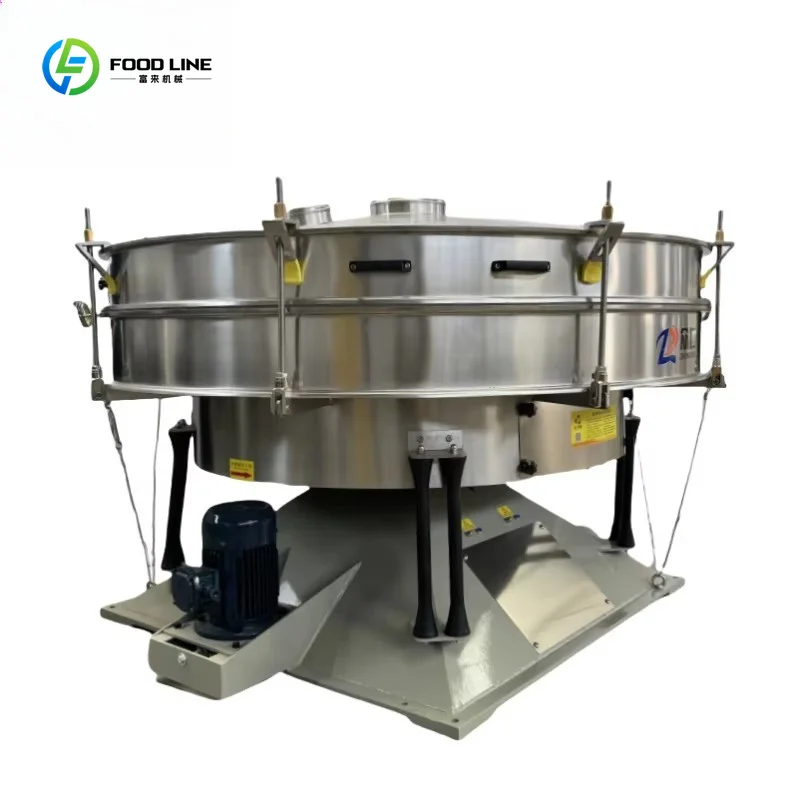 Large Capacity Circular Vibratory Sieve Sugar Salt Powder Tumbler Screening Machine Commercial OEM Customized