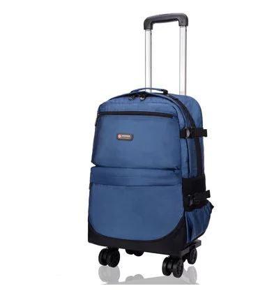 Männer Reise trolley tasche Rädern rucksack für reise Oxford Frauen Roll tasche räder reisegepäck Roll Rucksack Taschen Koffer