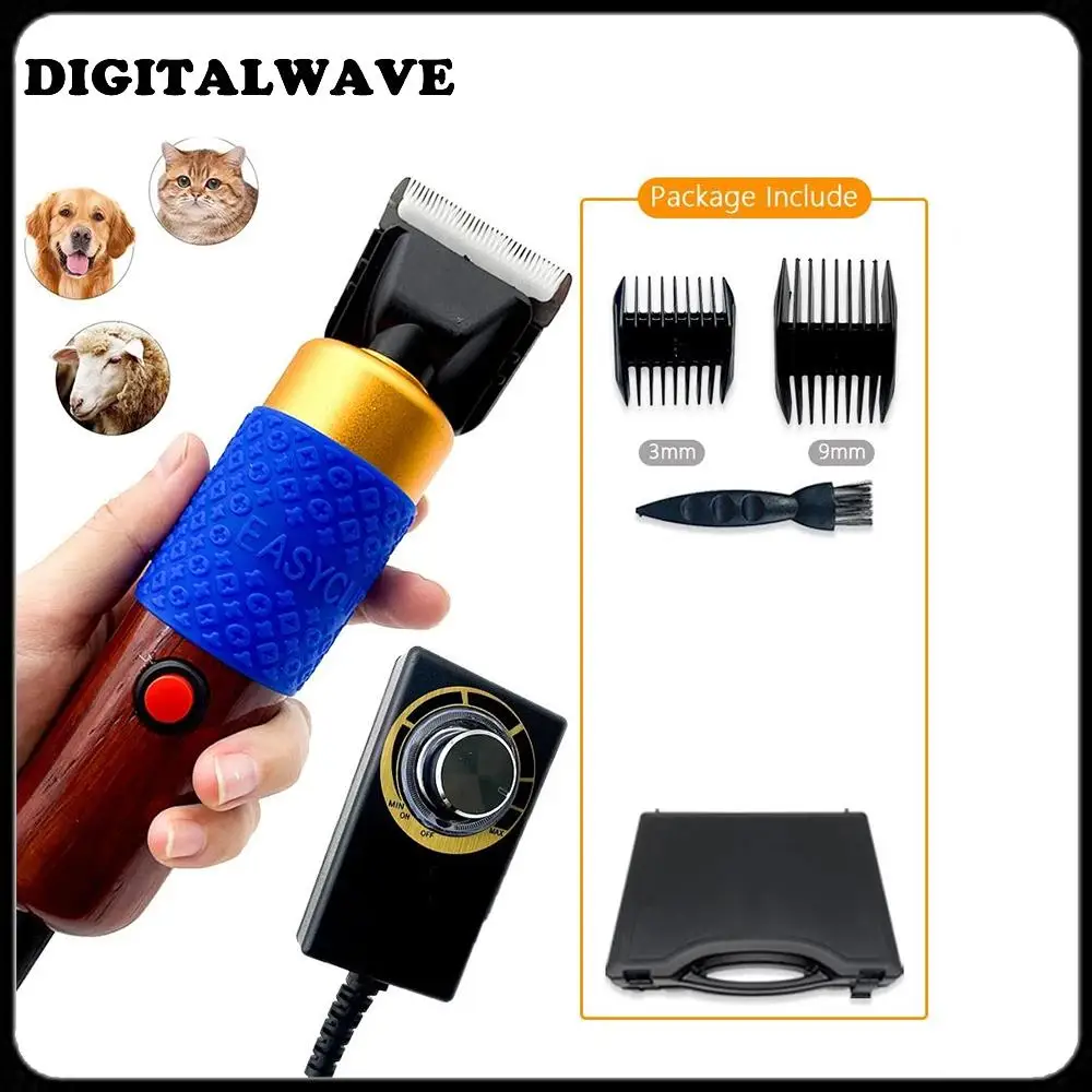 High Power Hund Clippers Professionelle 200W Tier Pflege Trimmer Rasierer Pet Clipper Katze Mäher Elektrische Tufting Schneiden Satify