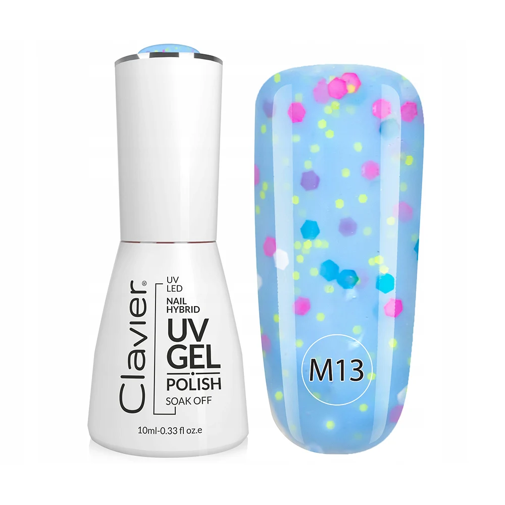 CLAVIER-esmalte para uñas de Gel UV, barniz de mezcla de lujo, purpurina, gránulos, queso, helado de Color, arte de uñas DIY, 10ML