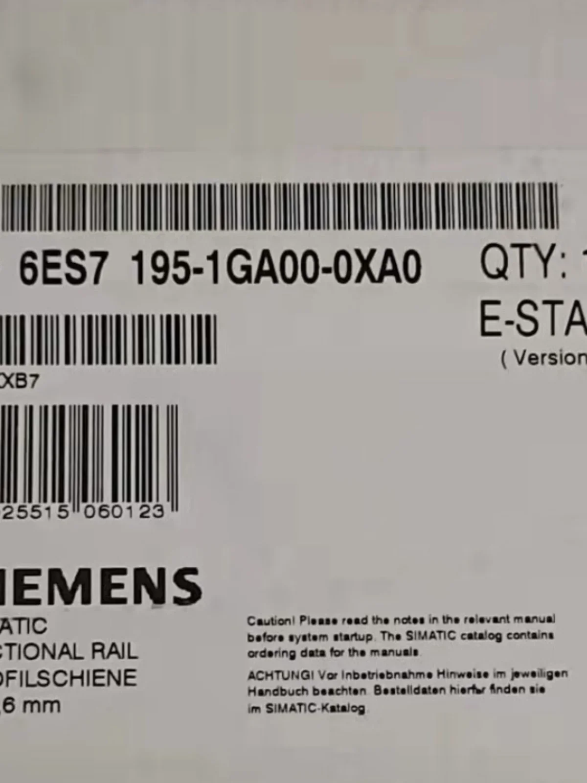 

2025 6ES7390-1AB60/1AE80/1AF30/1AJ30-0AA0S7-300 Module Installation Guide Rail