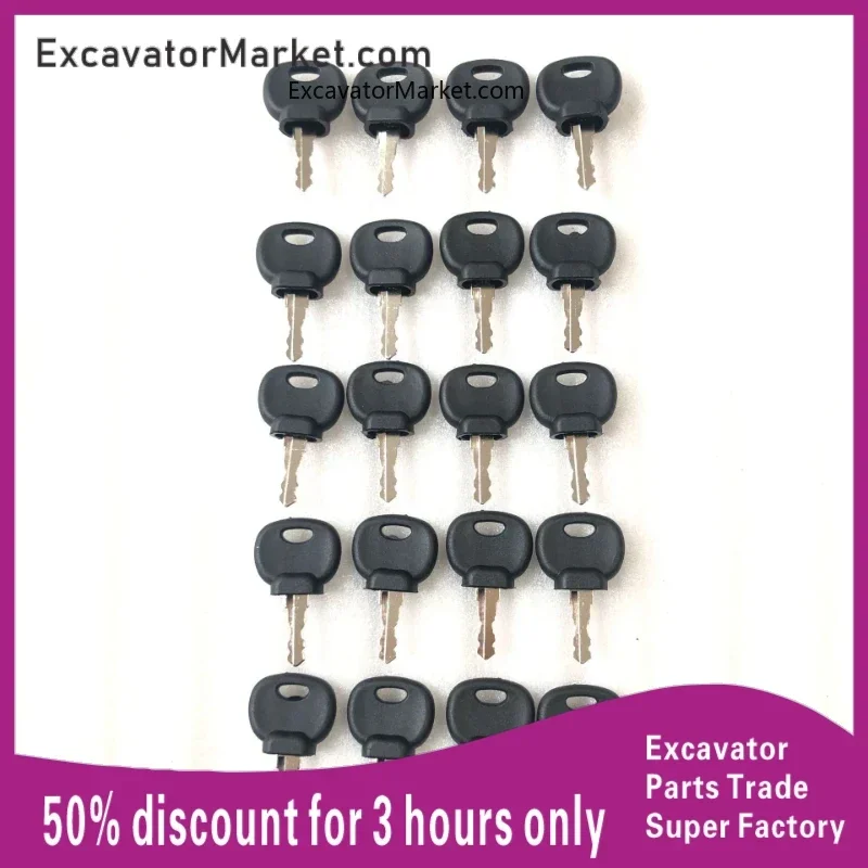 Bagger Ersatz für jcb bomag & hamm walze und verdichtung ausrüstung 20 stücke 14707 schlüssel bagger zubehör