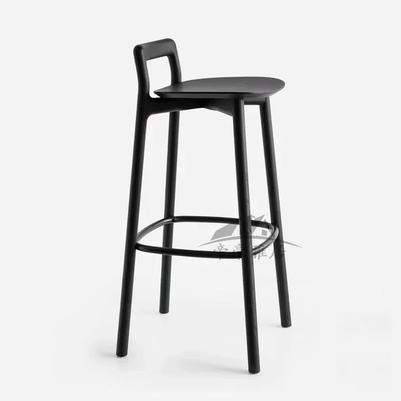 

High Minimalistic Bar Stools Simple Black Patio Living Room Bar Stools Kitchen Home sillas altas para barra Salon Furniture