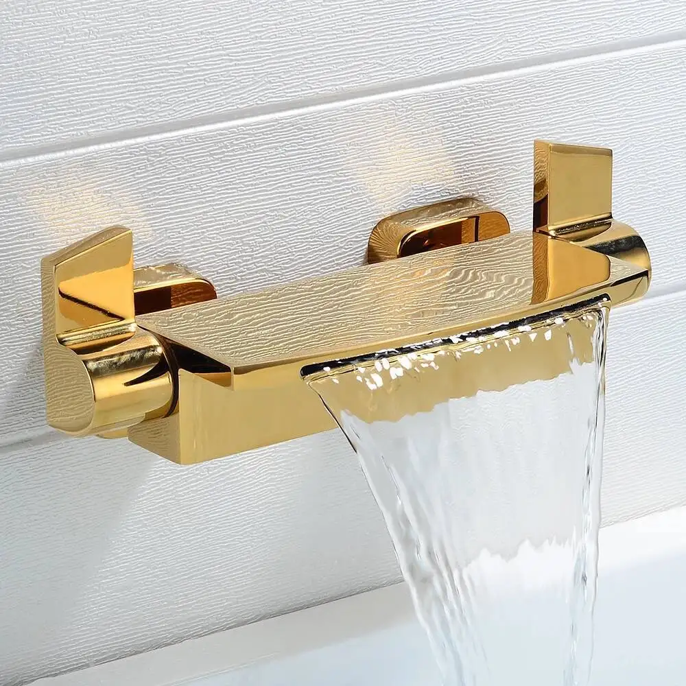 

Accessories Bathtub Faucets Bathroom Faucet With Shower Mixer Bath Tub Waterfall Wateroutlet