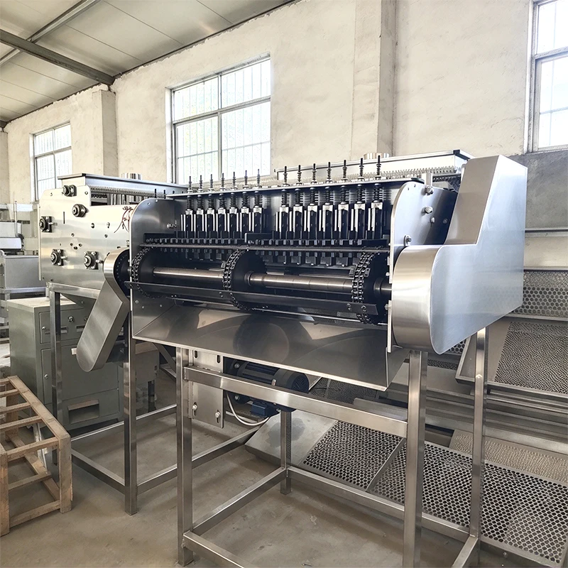 Multi-row Spring Blade Cashew Nut Shelling Machine Precision Cutting Independent Control Box Industrial Nut Peeler Customized