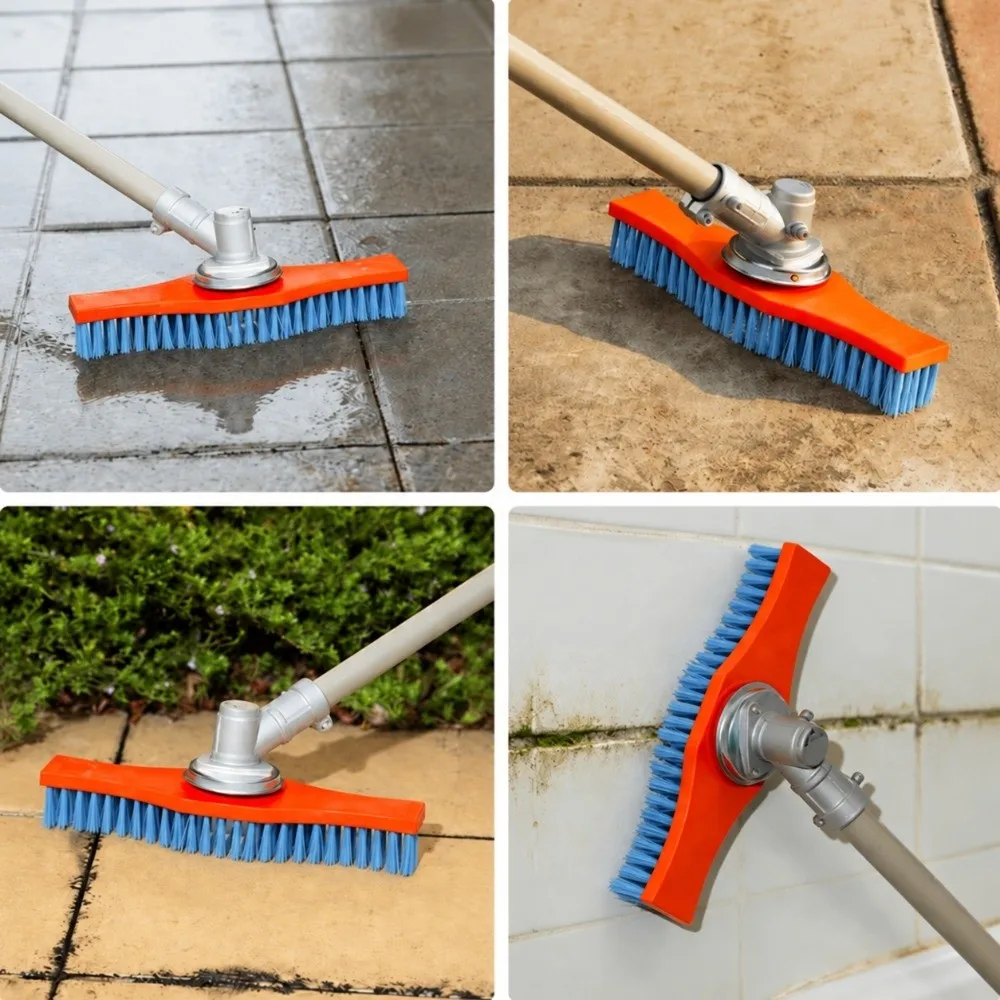 High-Efficiency Lawn Mower Cleaning Brush Wear-resistant Polyester Fiber Weeding Brush Durable Universal Floor Brush