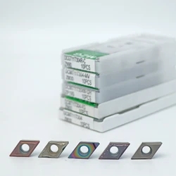 MZG 10pcs DCMT DCGT 11T308 11T304 070204 Hard Alloy Copper and Aluminum Lathe Stainless Steel Processing Carbide Insert DCMT