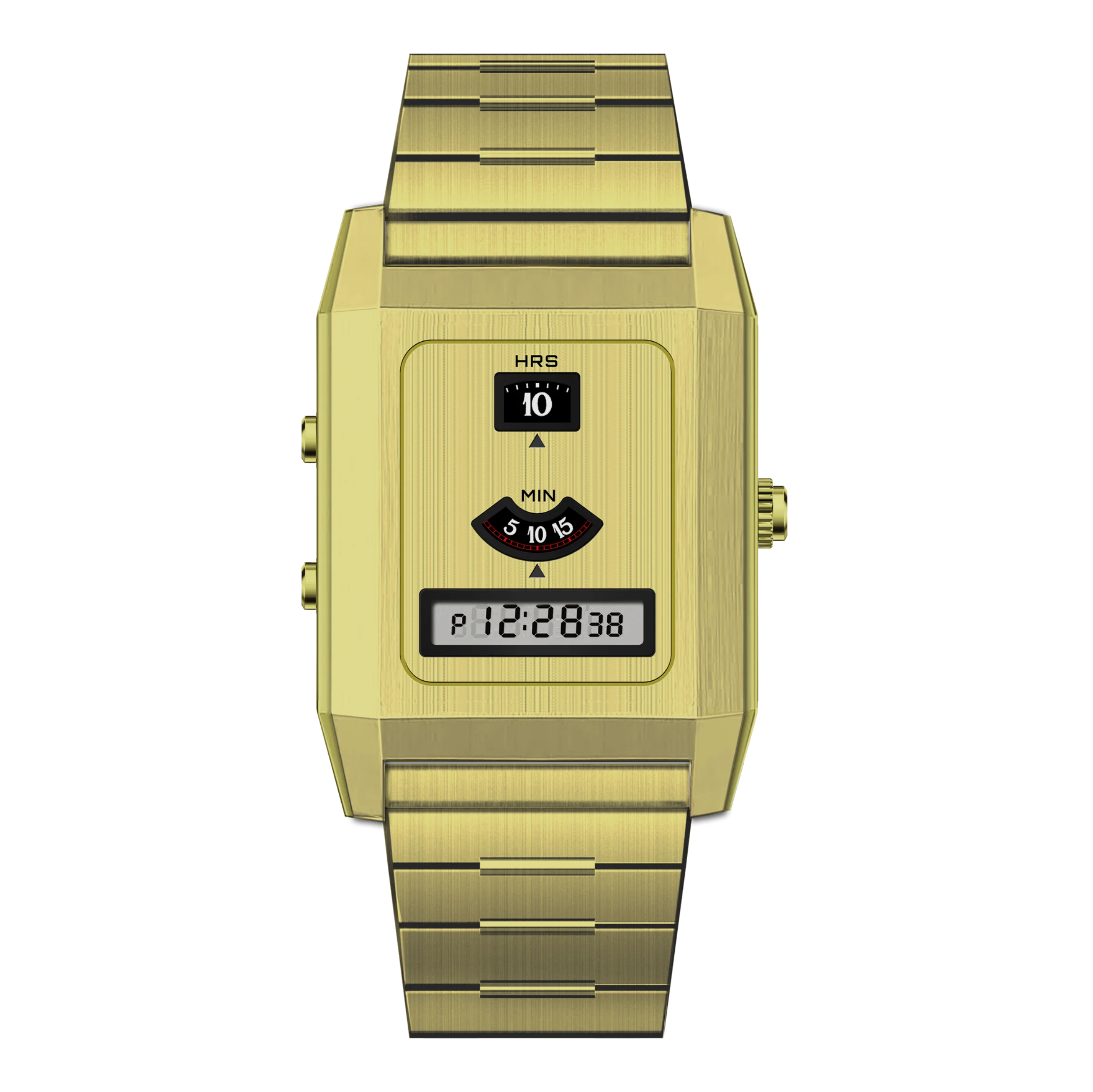 

BENLY WATCH Electronics Watches For Man Vintage 70s Retro-futuristic Style Fashion LCD Watches C-0PO Free Shipping