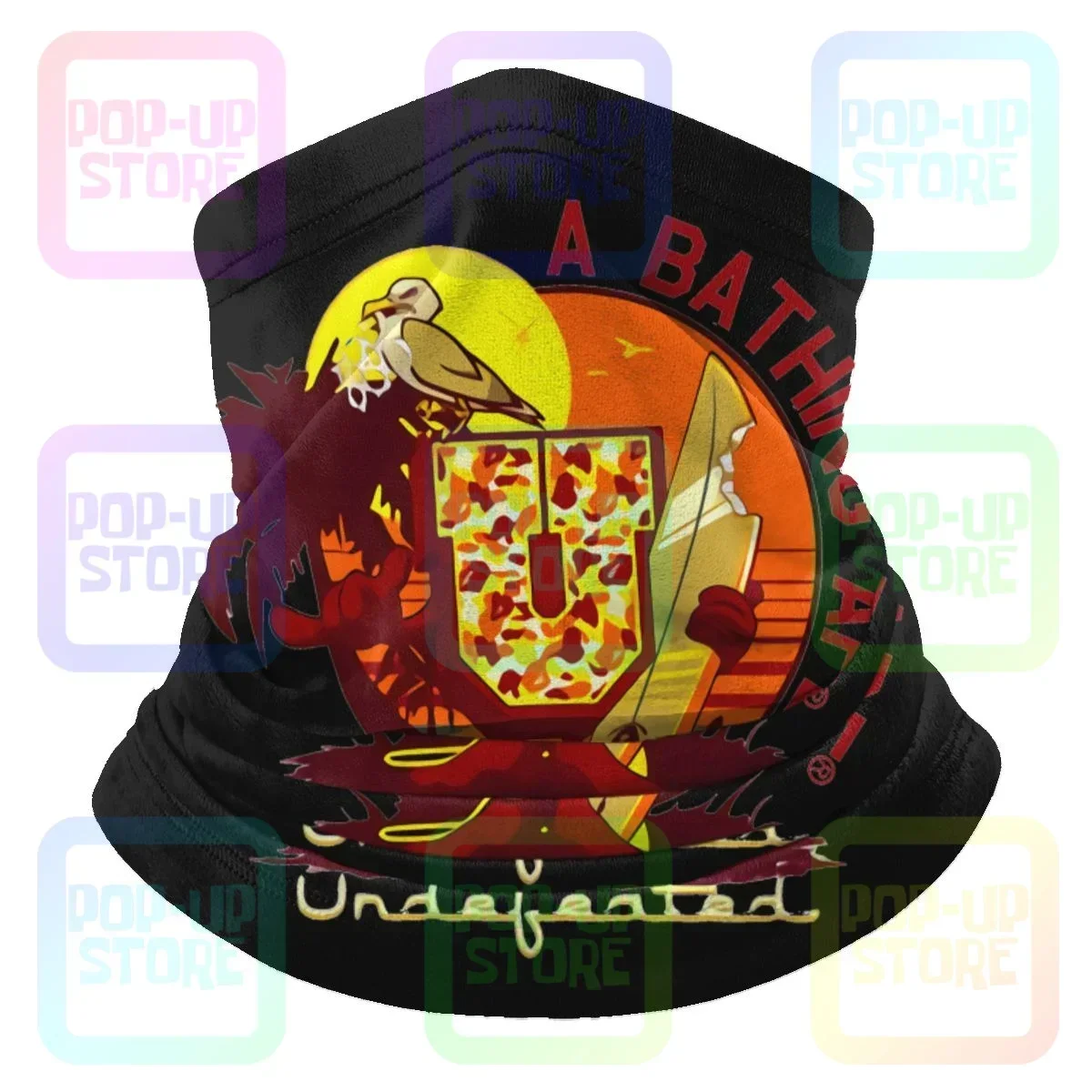 Undefeated X Bathing The Ape Surfer 01 마이크로파이버 넥 게이터 반다나 스카프 심플 낚시 등산
