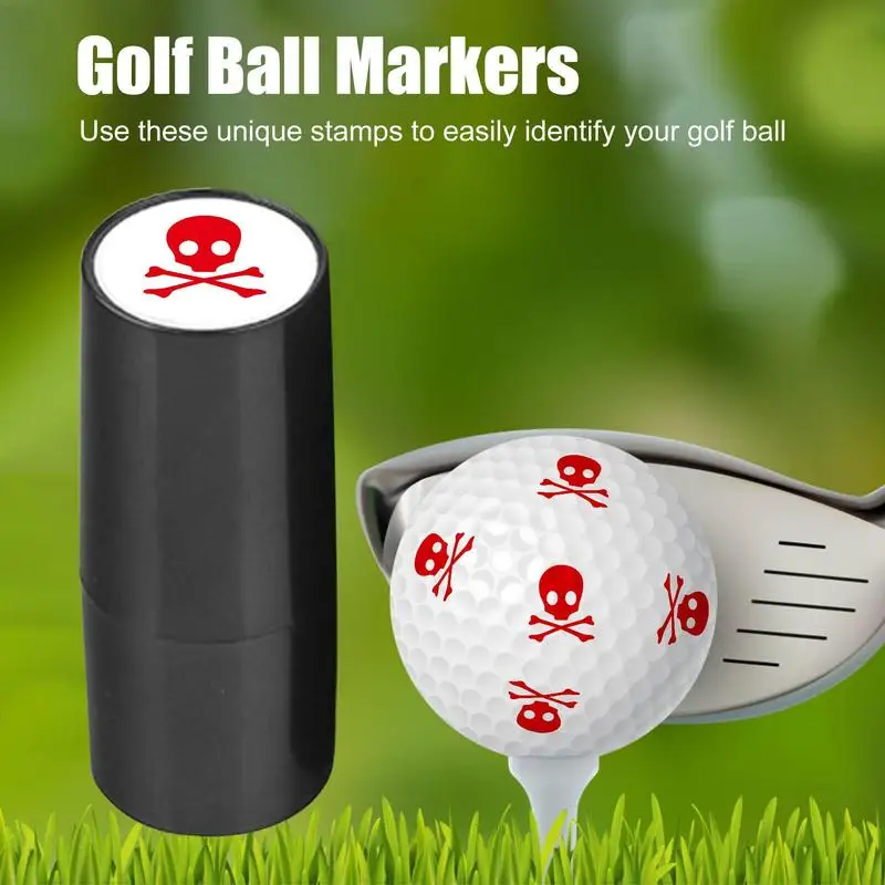 Golf Ball Stampers Portable Golf Ball Seal Marking Stamps Reusable Multifunctional Golf Ball Marker Stencil Assorted Seal Marks