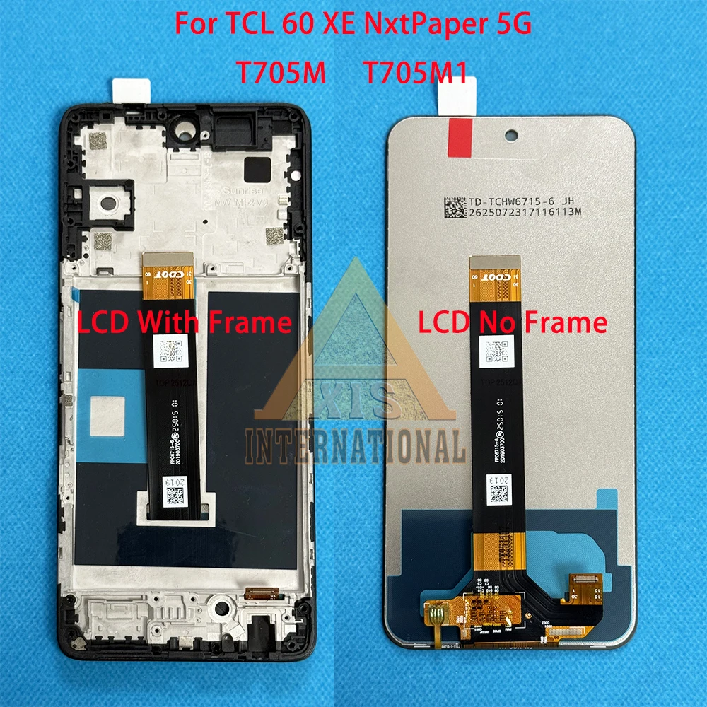 Tested IPS For TCL 60 5G / 60R 5G /605/ 60 SE NxtPaper T521K LCD