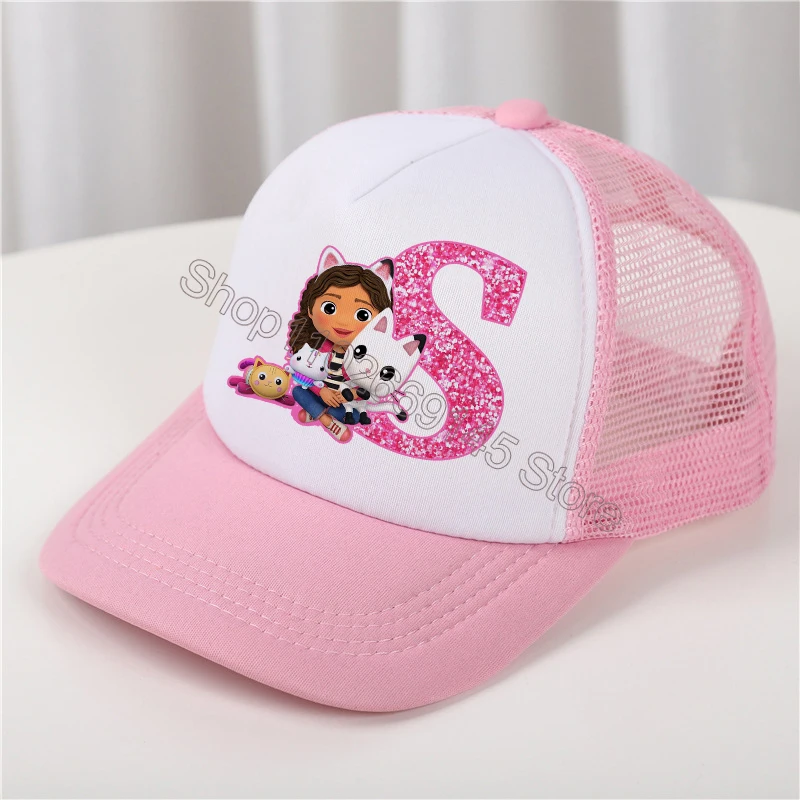 Gorras de béisbol con letras en inglés para niñas, sombrero de dibujos animados, gorra con visera ajustable, regalos de cumpleaños