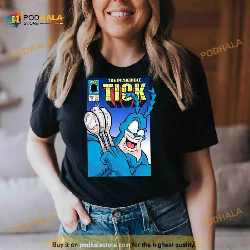 Super Villains Beware Tick T Shirt_az8_20
