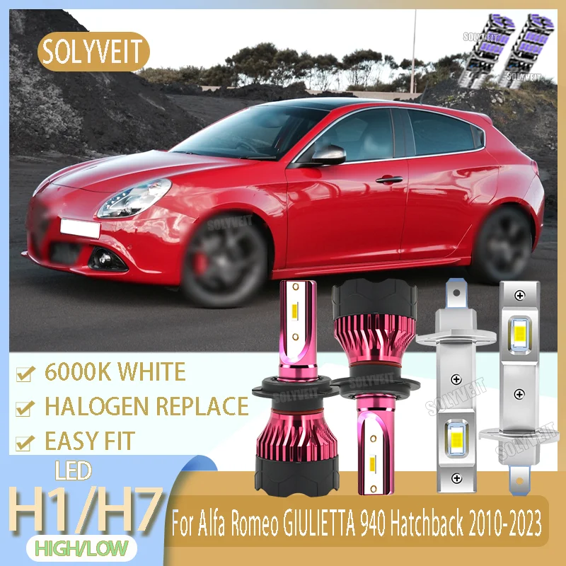 

LED H1/H7 High Lo Durable Construction That Withstands the Test of Time and Use For Alfa Romeo GIULIETTA 940 Hatchback 2010-2023