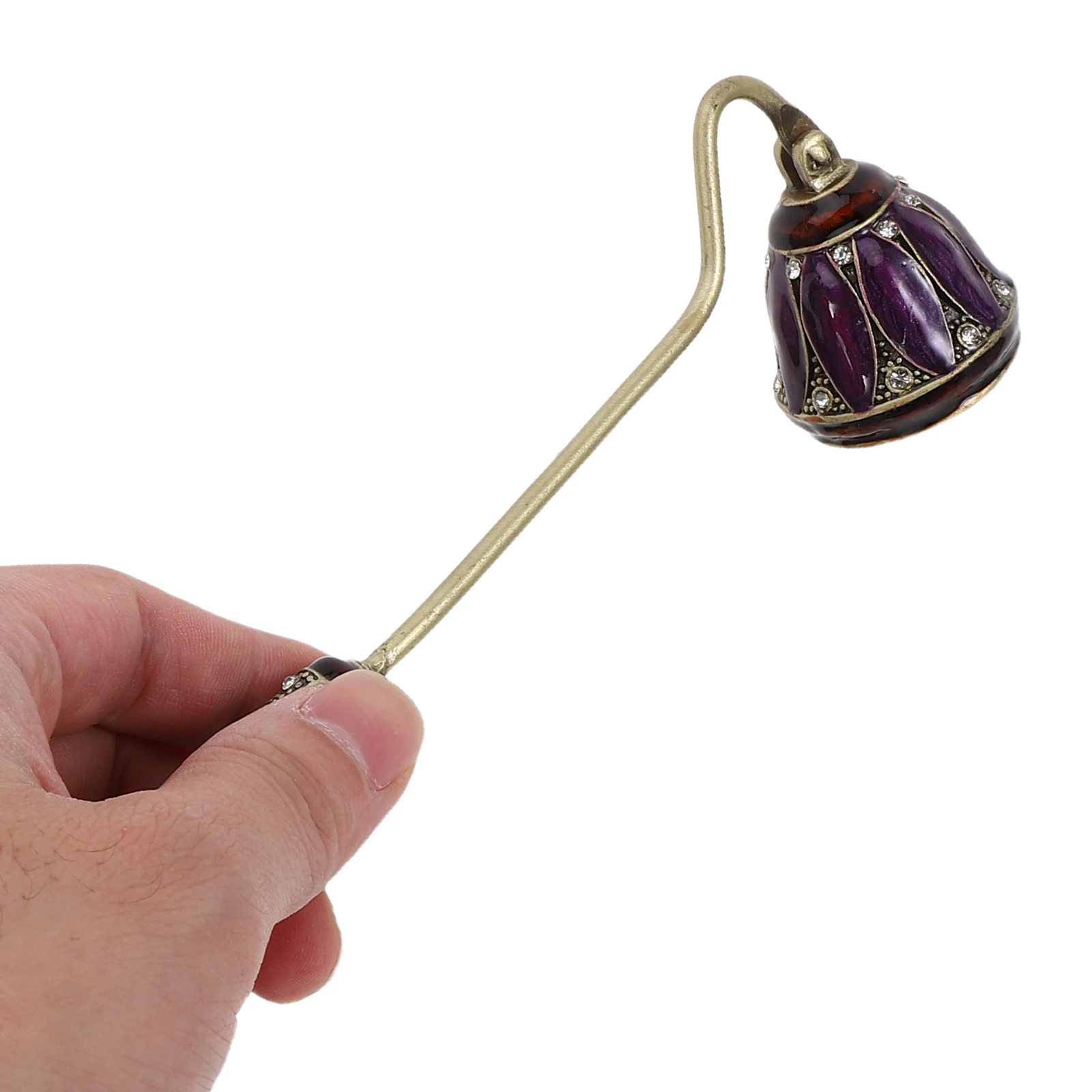 

Retro Wick Extinguisher Vintage Metal Snuffer Long Handle Flame Extinguishing Tool For Safe Care Home Decor