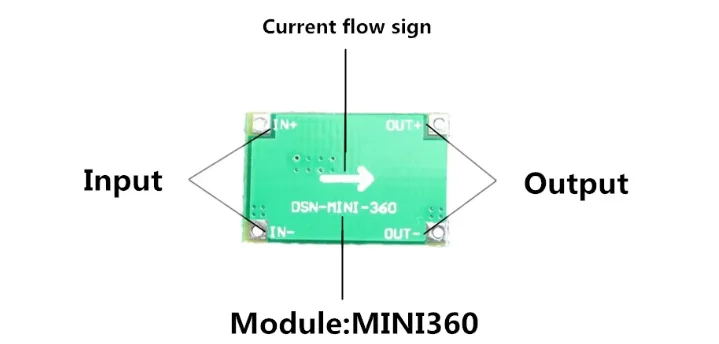 XD-45 electrónica inteligente Mini-360, modelo de avión, DC-DC, módulo de fuente de alimentación reductor, mejor que LM2596 para arduino, Kit de