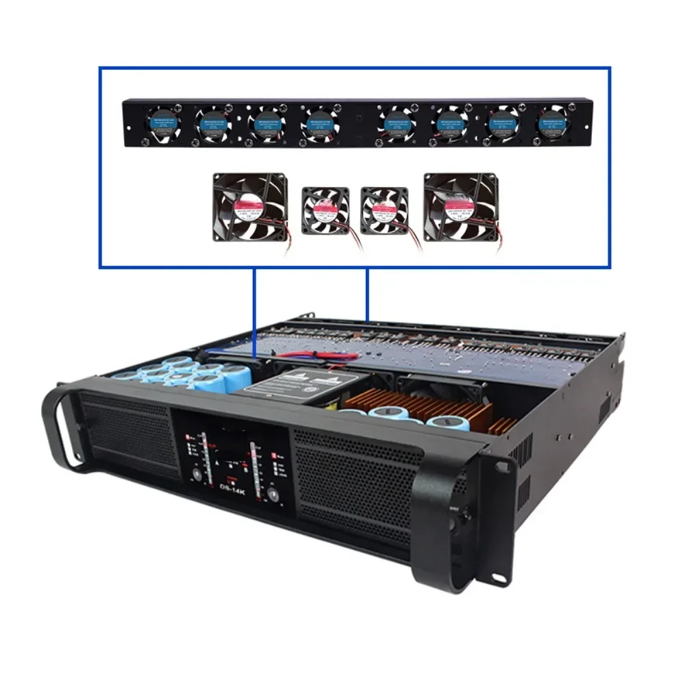 

DS-14K amplifier 2 channel sound stereo professional audio 2000w power amplifier for DJ karaoke