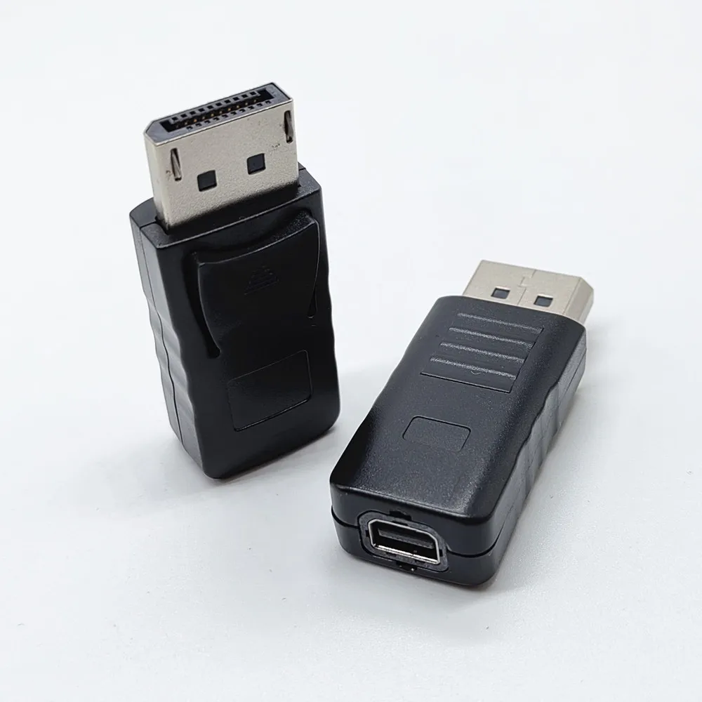 DP to Mini DP Adapter 4K 144Hz 2K 165Hz Bi-Direction Male Displayport 1.2 to Female Mini Displayport Converter Connector
