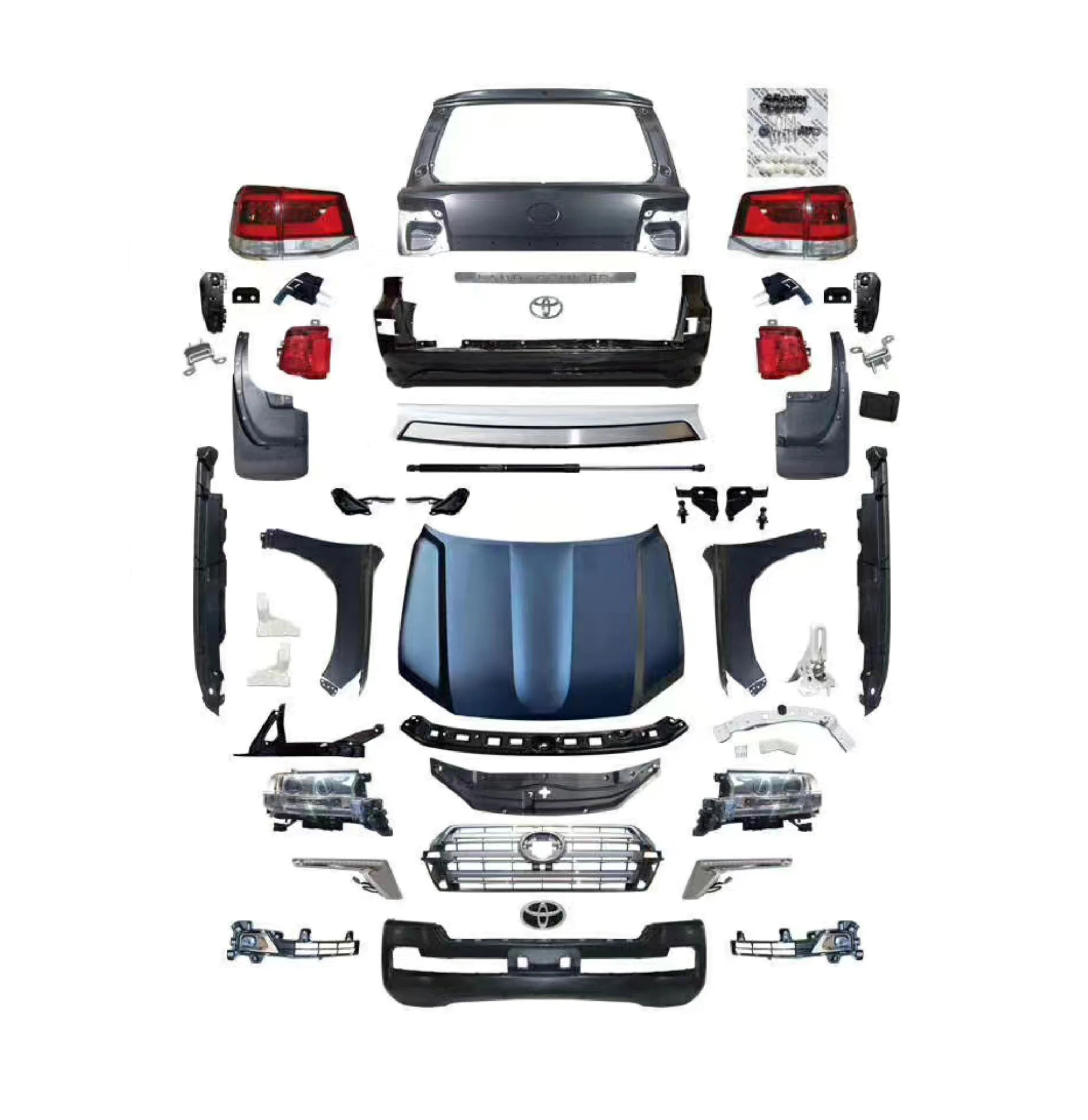 

Изготовленный на заказ комплект внешнего кузова автомобиля для Land-Cruiser Old 2012 2013, обновление для Land-Cruiser, новинка