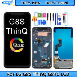 LCD Display Touch Screen Digitizer Assembly Replacement, Fit for LG G8S, ThinQ, G810, LMG810, LM-G810, LMG810EAW