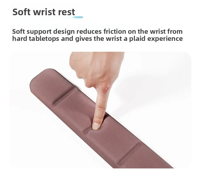 Handgelenkauflage-Mauspad-Set Schaumstoff-Tastaturunterlage Ergonomische Schreibtischunterlage für Büro und Gaming 6 Musteroptionen – Detail 4