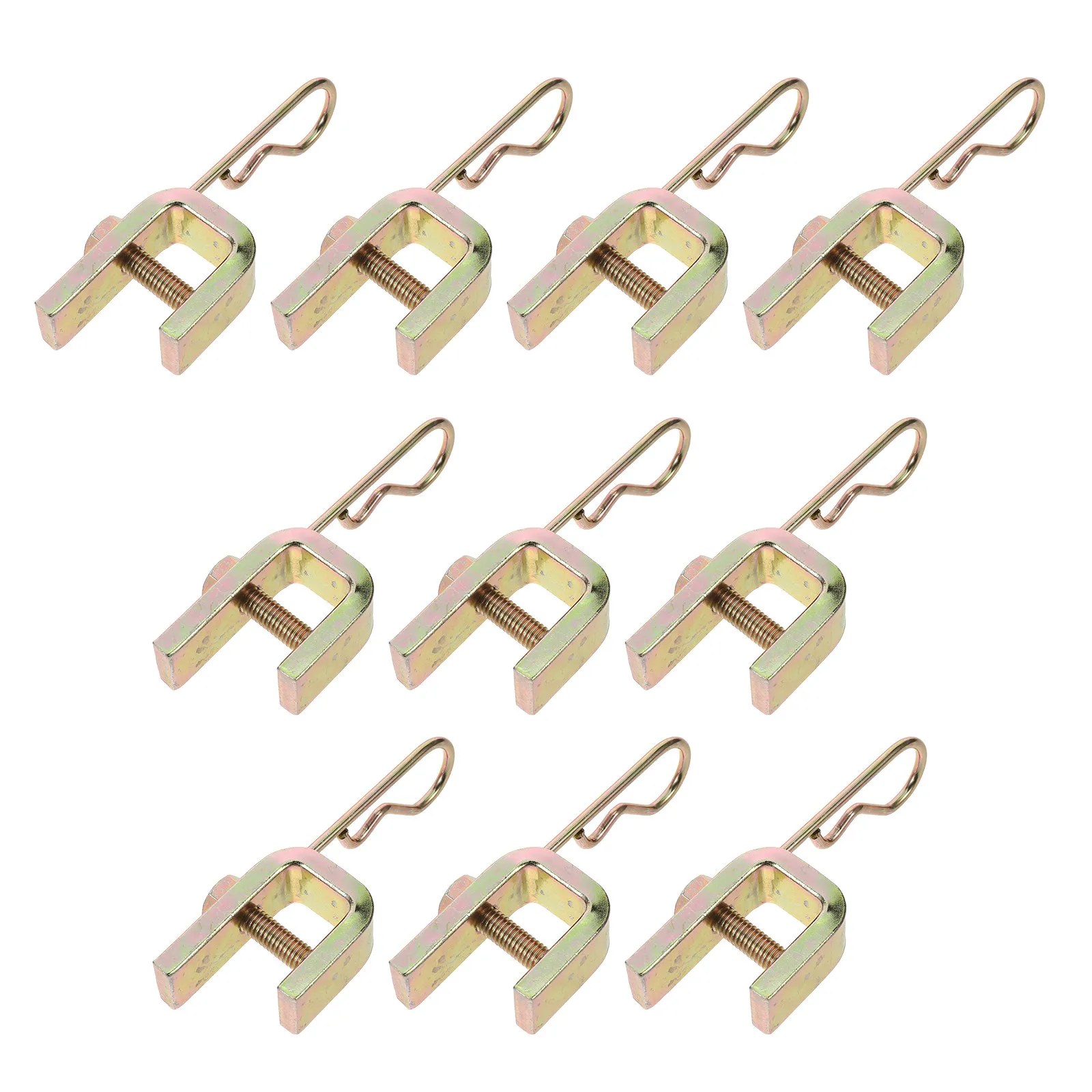 10Pcs Universal Tire Valve Extension Clamp Dual Wheels Valve Stem Extender Clip Leakproof Metal Fastener for Car Truck Suvs