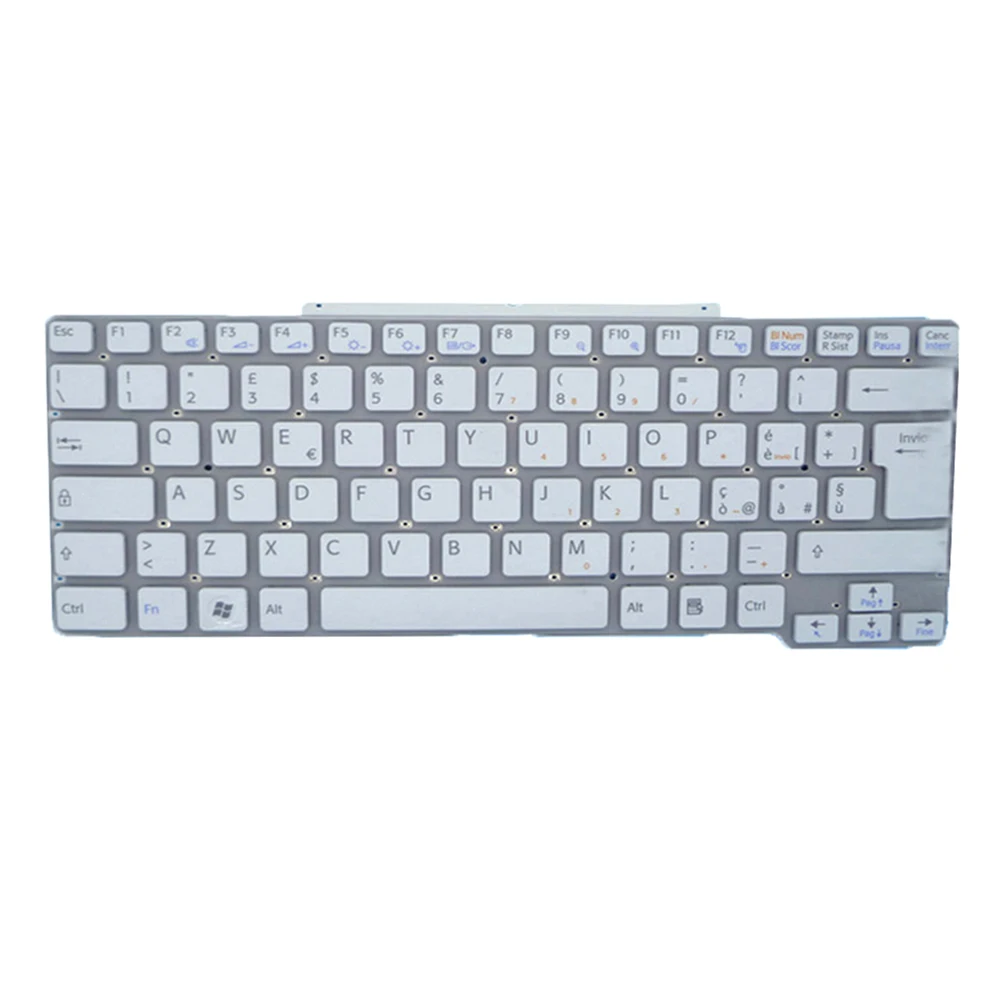 Italy IT Laptop Keyboard For SONY VGN-SR VGNSR 81-31405001-41 White New