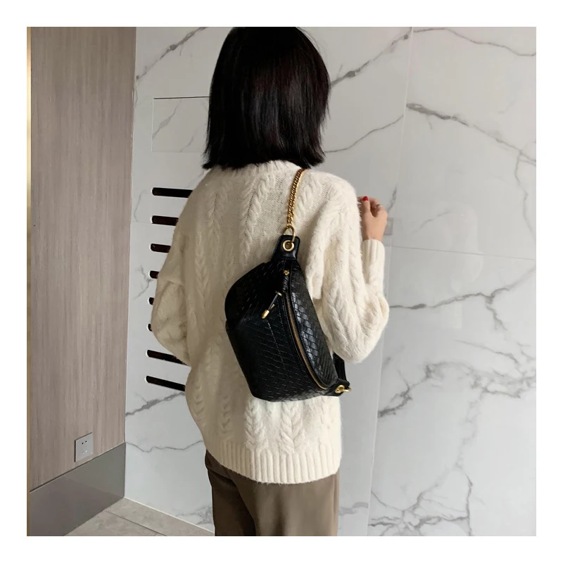 Banana Bag for Women Luxury Brand Designer Chest Bags Women\'s Leather Banana Bag Elegant Woman Pack Crossbody Waist Belt Bags