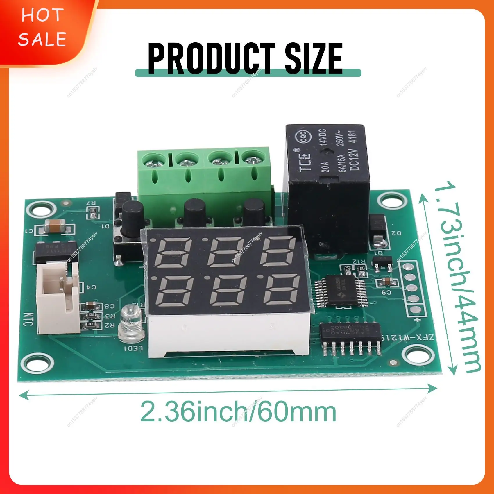 DC12V XH-W1219 고품질 NTC 센서 스위치 레귤레이터 센서 모듈 온도 컨트롤러 온도 조절기 A62X