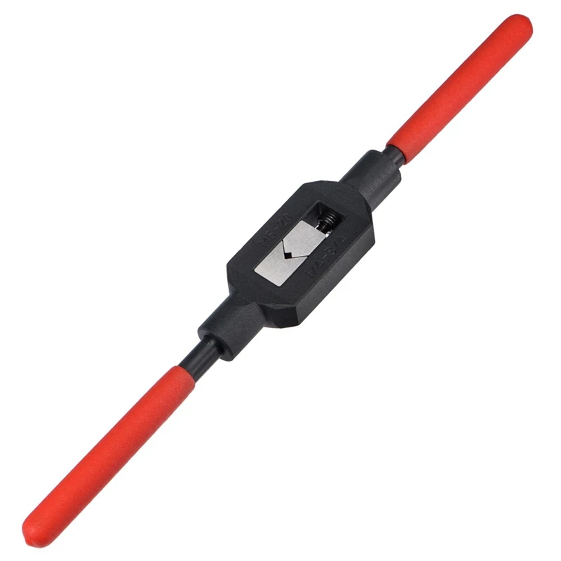 

1 PCS Adjustable Tap Wrench Handle Black & Red Steel For 1/4-3/4Inch (UNC/UNF) / Metric M5-M20 Taps