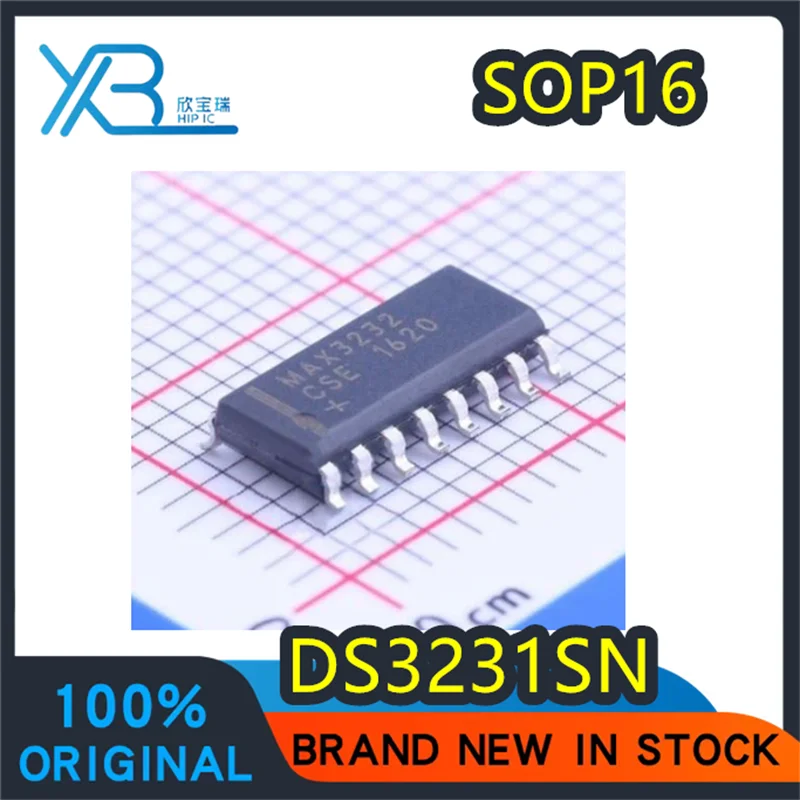 

(10/100 pieces) MAX3232CSE MAX3232 SOIC-16 Brand new genuine RS-232 interface integrated circuit chip 3-5.5V spot electronics IC