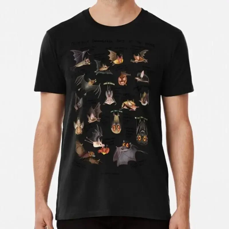 Critically Endangered Bats Of the World S to 5XL Made in USA T Shirt