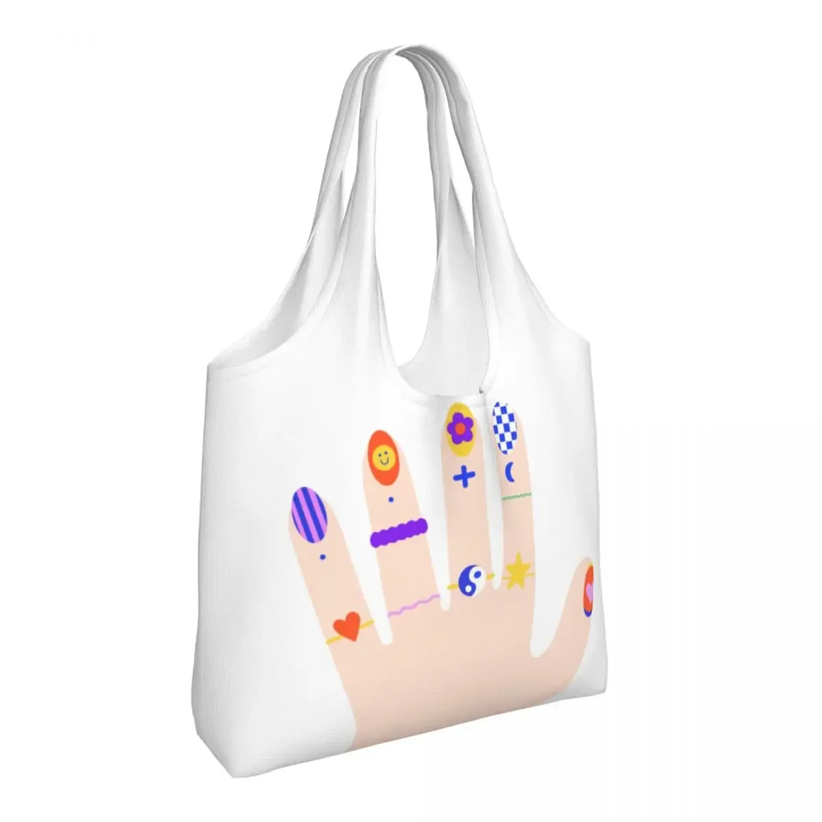 Accessorize Shopping Canvas Bag Women Recycling Large Capacity Grocery Street Mmural Art Eldridge Shopper Tote Bags Handbags