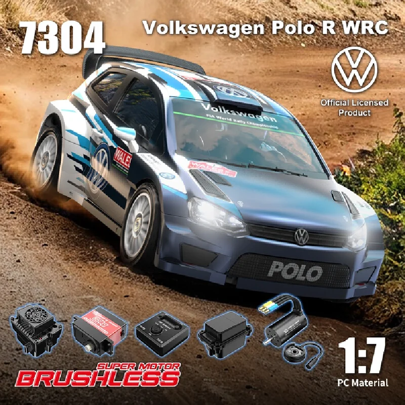 MJX 1/7 7303/7304 Citroen Drift Car Rally Car Feeling Brushless RC Professional High-Speed Four-Wheel Drive Remote Control Car